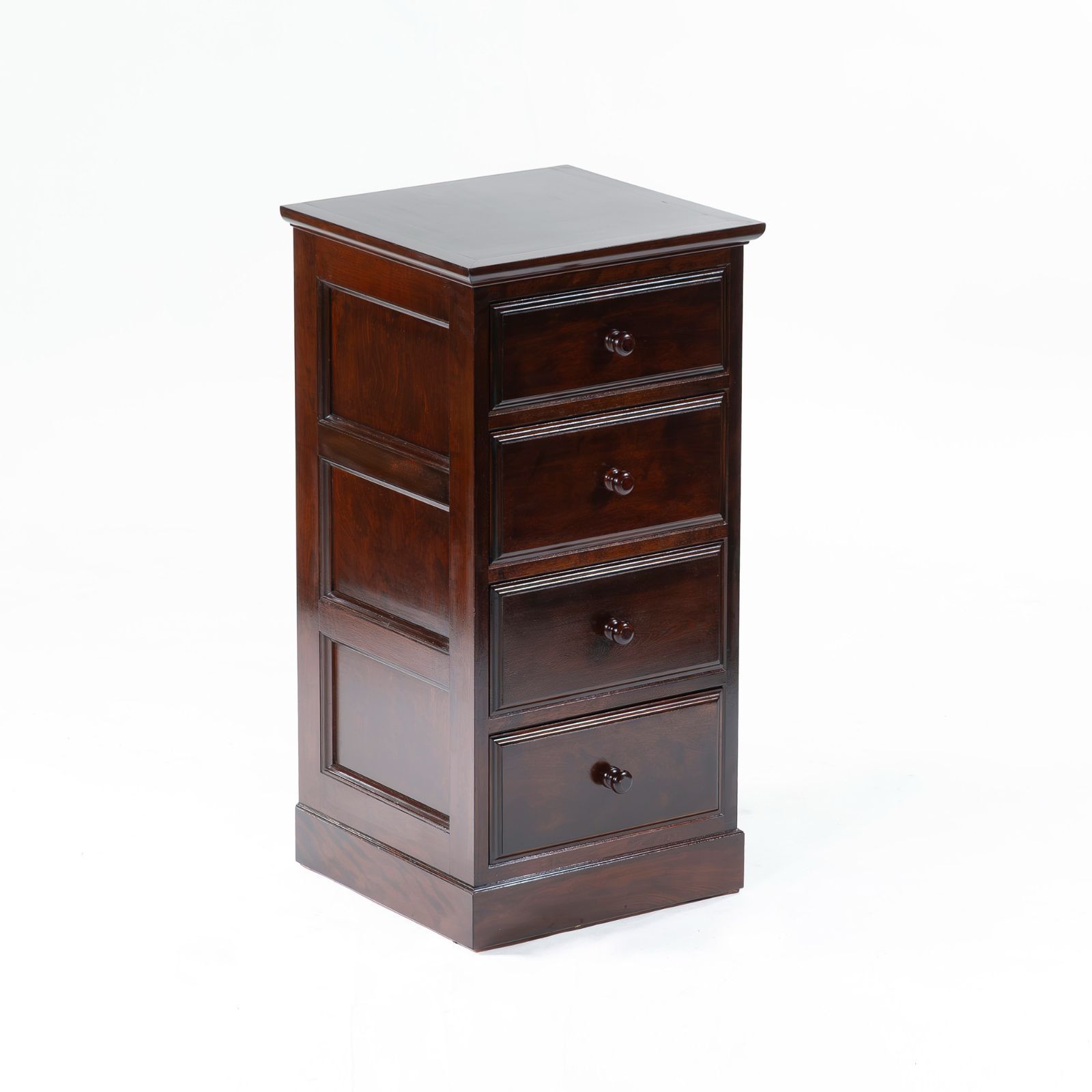 チェスト 松本民芸家具 4段スリムチェスト ミズメザクラ材 リビング