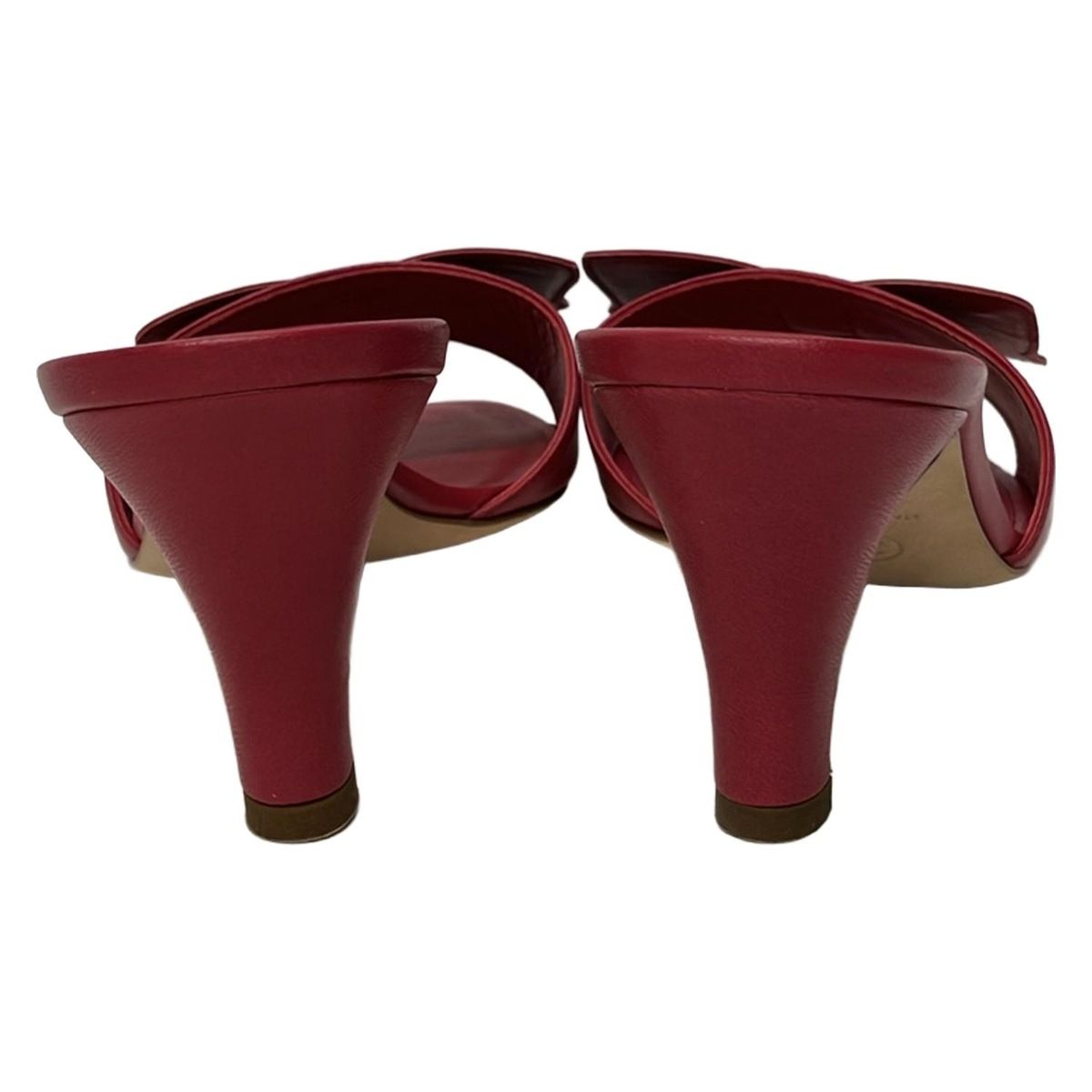 CHANEL(シャネル) ミュール 37 レディース - ピンク 型押し加工/リボン