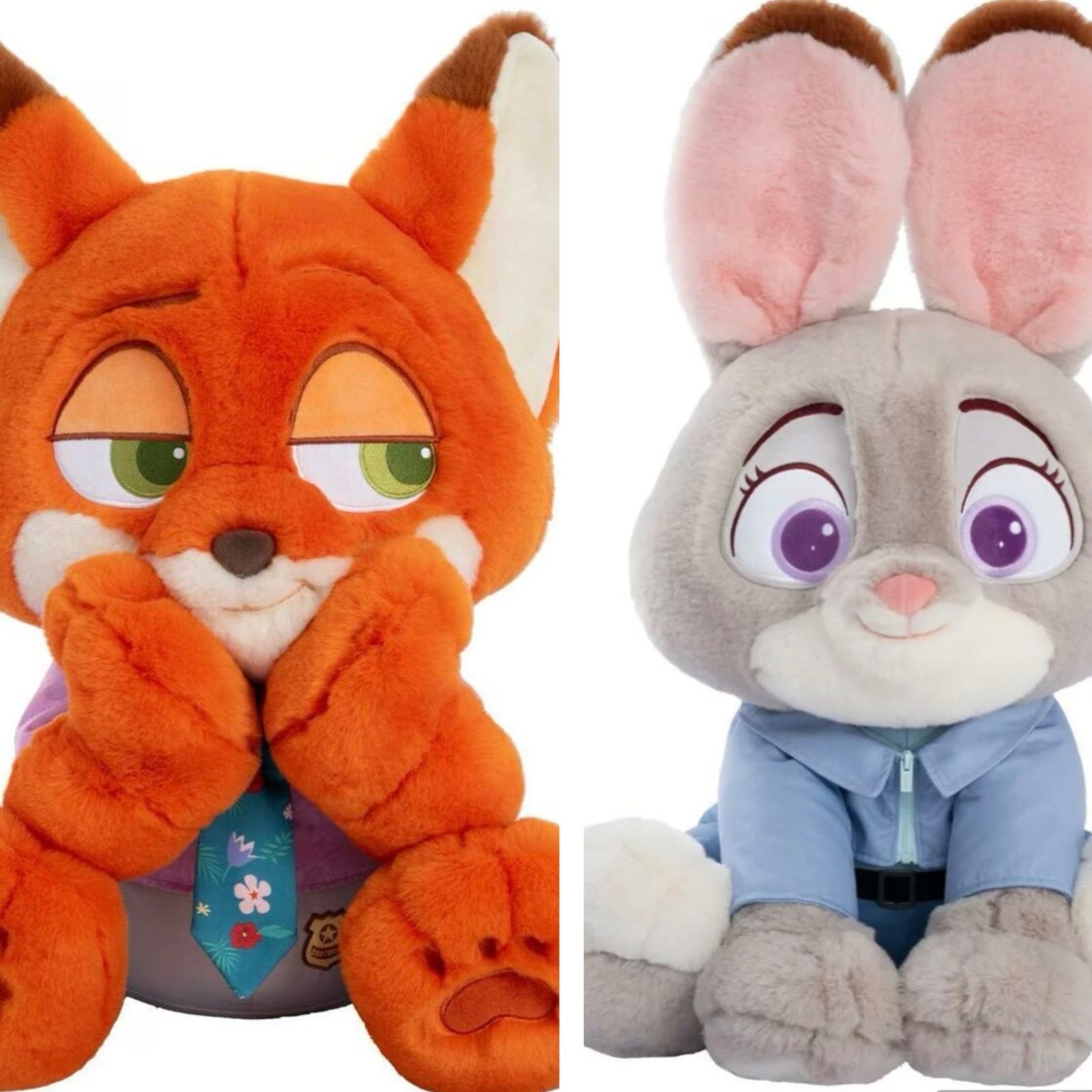 値下げ不可　ズートピア2 コストコ ニック ジュディ ぬいぐるみ ズートピア2 ジュディ ニック ぬいぐるみ コストコブランケット入り