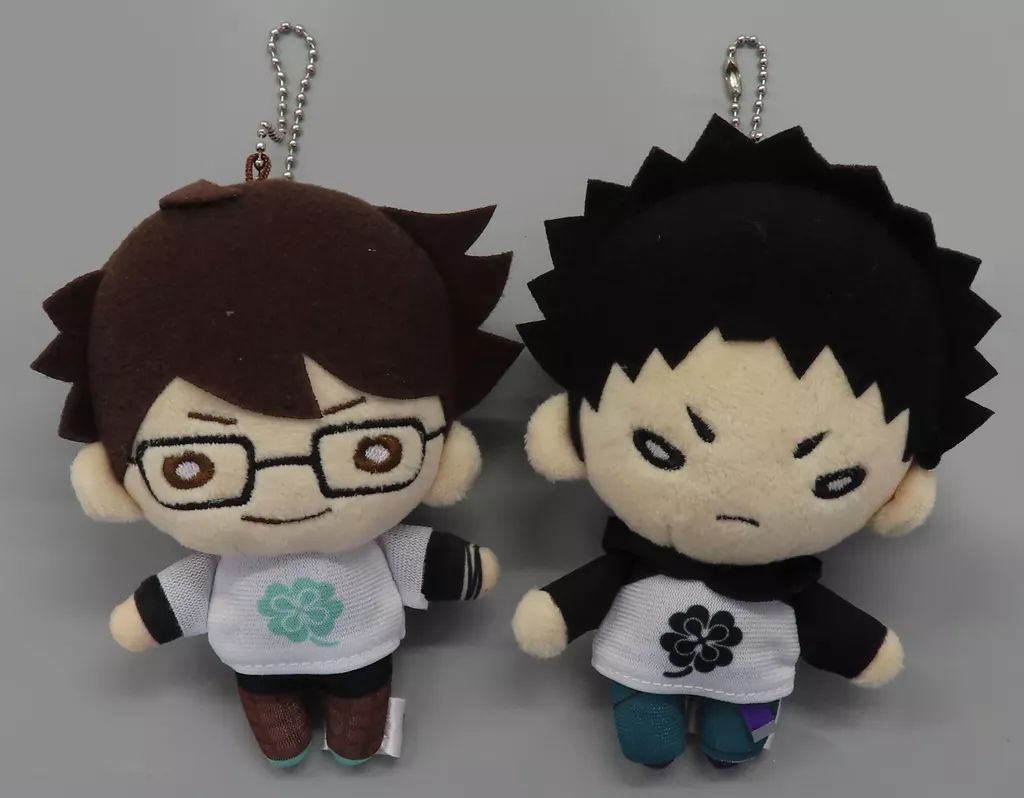 ぬいぐるみマスコット ぬいぐるみバッジ 及川徹＆岩泉一 私服 にとたん ボールチェーン付ぬいぐるみ ハイキュー!! TO THE TOP ジャンプフェスタ2020グッズ