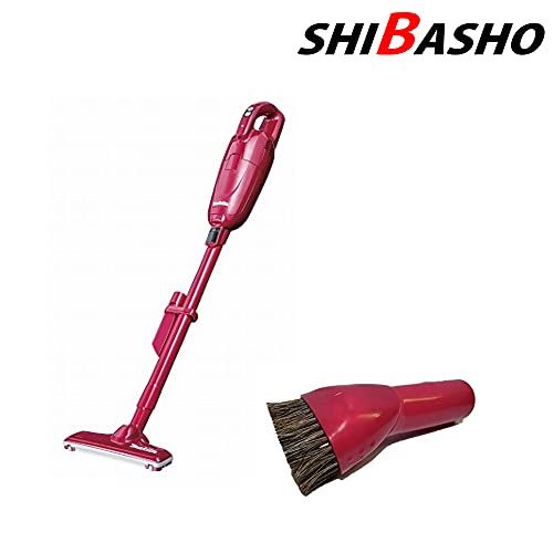 迅速に発送 マキタ内蔵バッテリ用 充電式クリーナー ＋ラウンドブラシセット レッド fda 89 cee