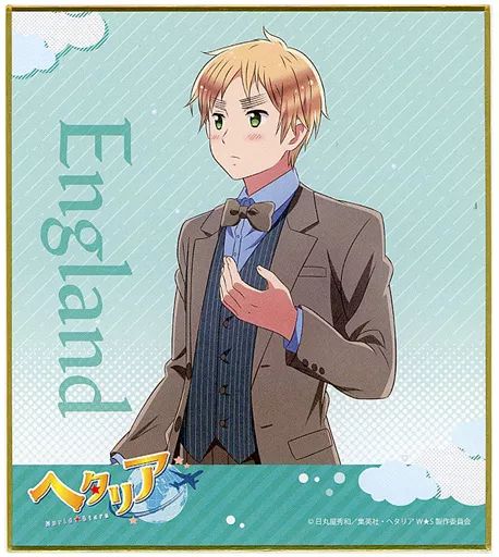 中古】紙製品 イギリス ミニ色紙 「ヘタリア World☆Stars WEBくじ」 E