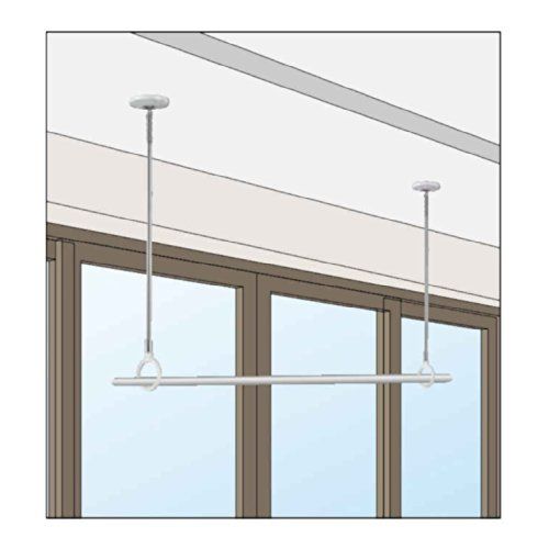 迅速に発送 川口技研 Kawaguchigiken 室内用物干し ホスクリーン SPCL-W ホワイト 2本組 a 7007043