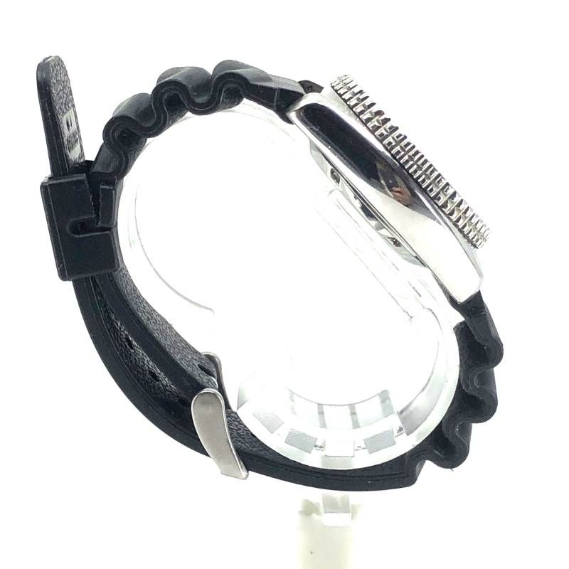  SEIKO セイコー ダイバー 4205 015B 自動巻 ステンレス シルバー ブラック レッド ブルー デート服 自動巻き時計 腕時計(アナログ)