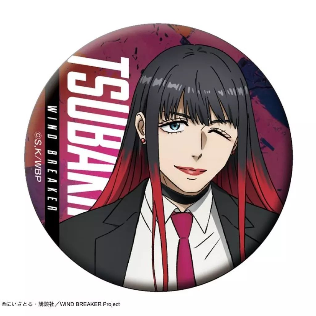 中古】バッジ・ビンズ 椿野佑 「WIND BREAKER トレーディング缶バッジ