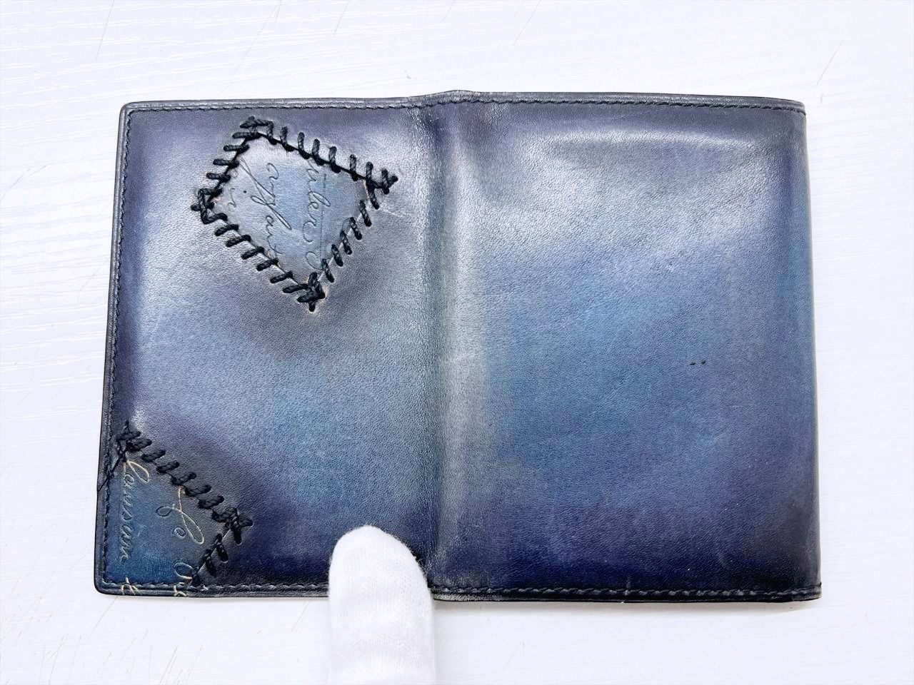 Berluti ベルルッティ インブイア スクリットレザー パッチワーク