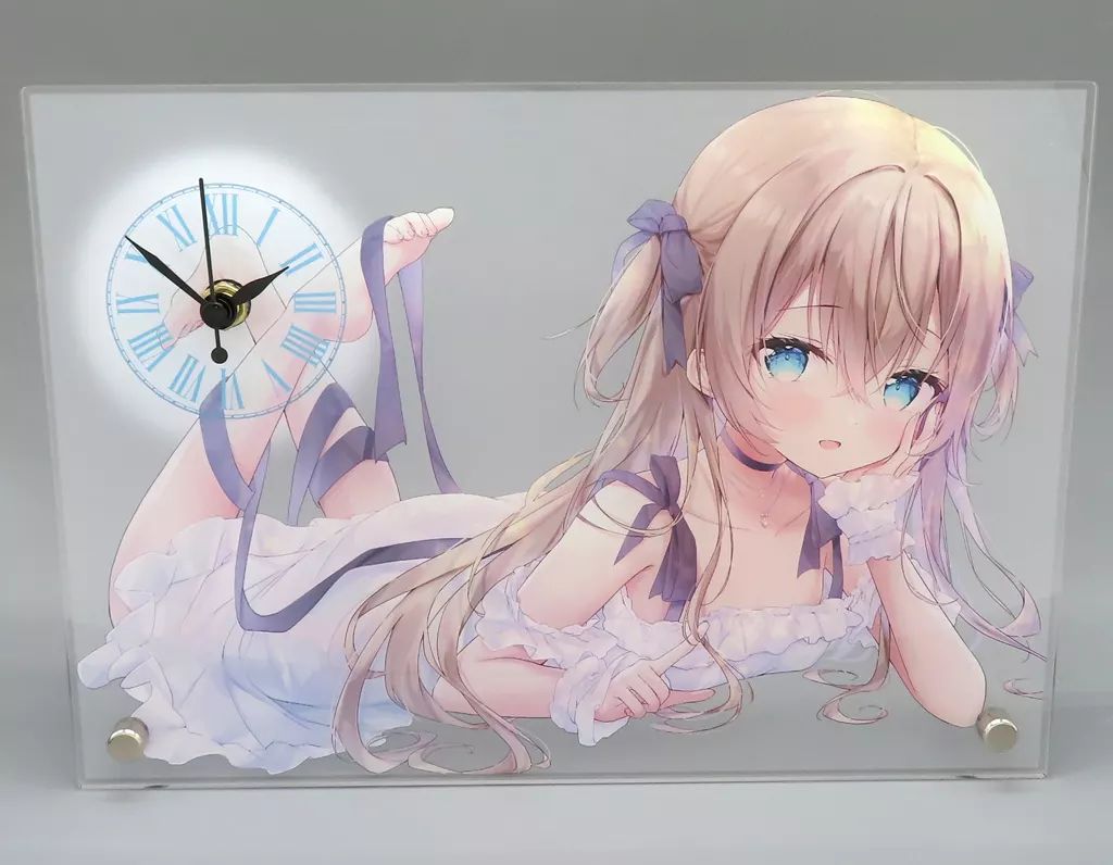 同人アクセサリー 小物系 オリジナル アクリルクロック 絵柄C 飴玉コン 飴玉コン展 Le sourire fleuri|あめうさぎ＆とらのあな