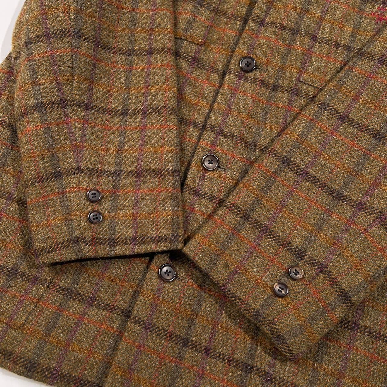 ネットショパーPapas×HARRIS TWEEDパパスハリスツイードLL PAPAS パパス × Harris Tweed ハリスツイード ウール テーラード