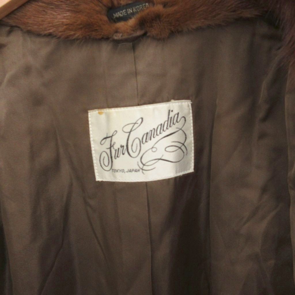 サガミンク SAGA MINK FUR CANADIA 銀サガ ファーコート 毛皮 ミンク