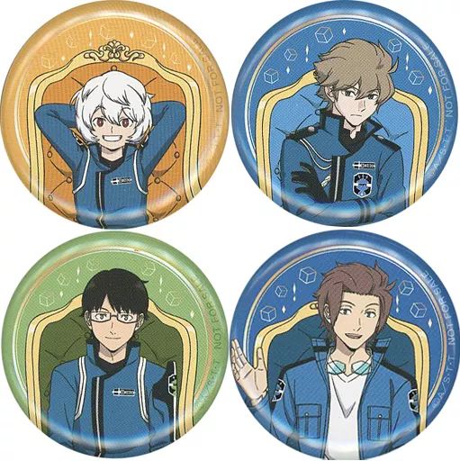 中古】バッジ・ピンズ 全4種セット オリジナル缶バッジ 「ワールド