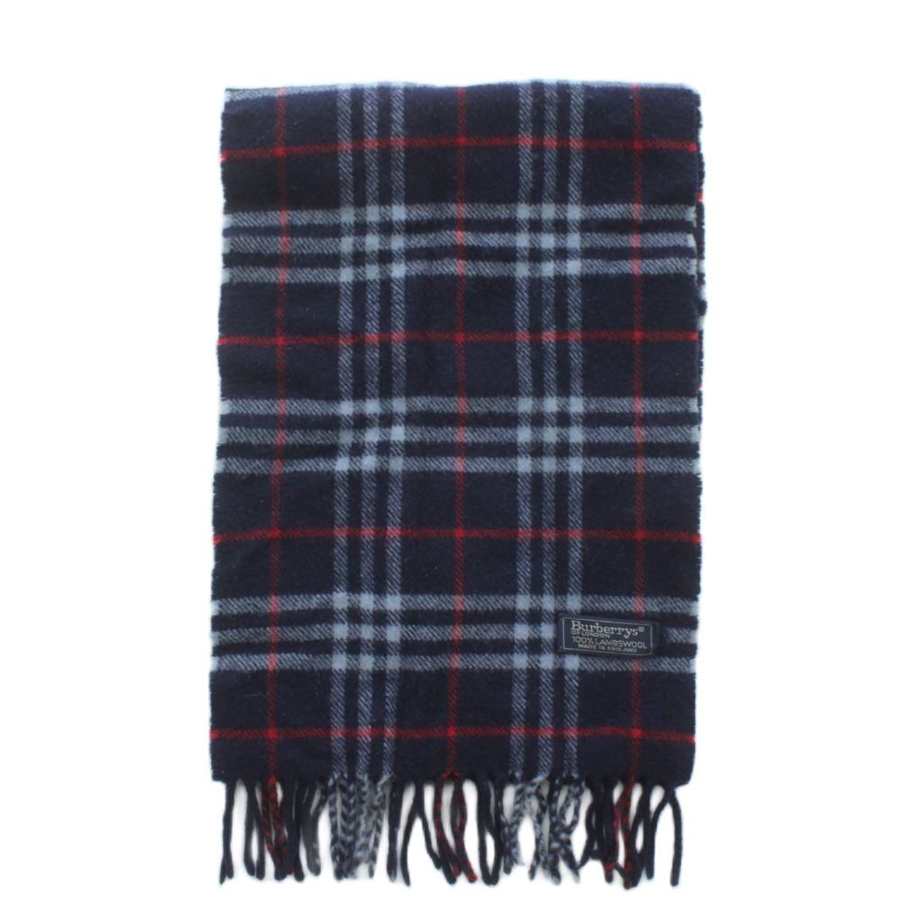 バーバリーズ Burberrys マフラー ストール ウール チェック柄 総柄