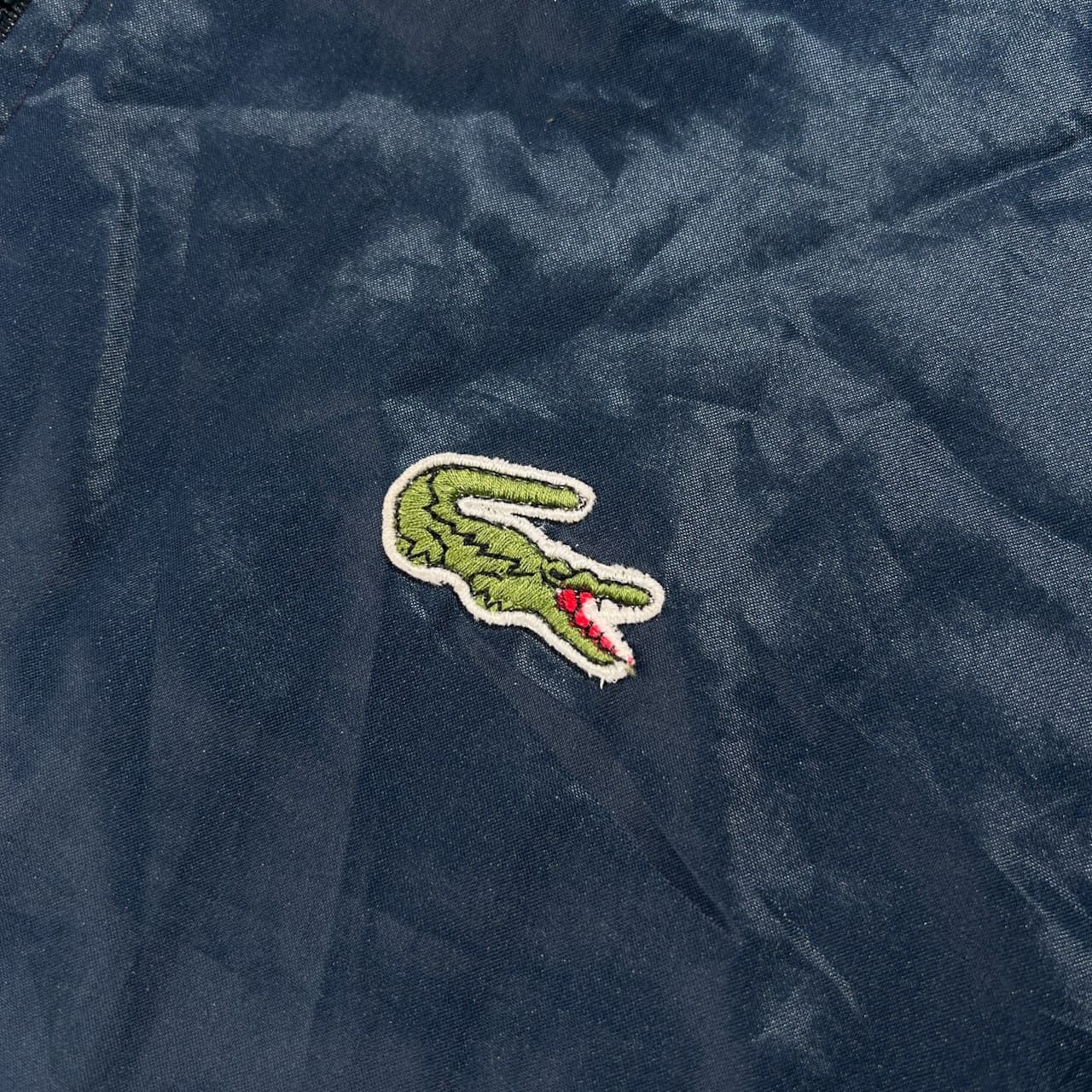 70s フランス製 CHEMISE LACOSTE ラコステ ジップアップ ナイロン 