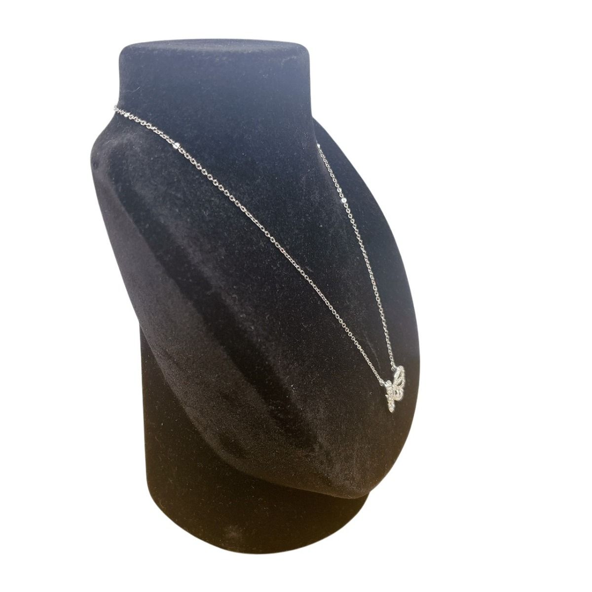 スワロフスキー 蝶々 ネックレス ラインストーン ネックレス SWAROVSKI 