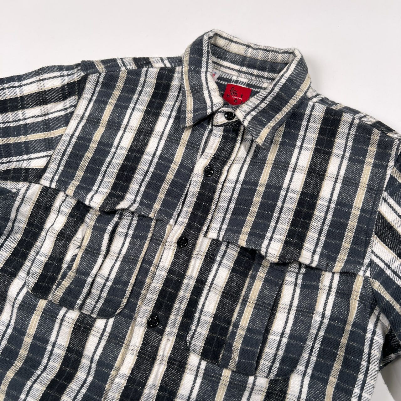 USA製 NEPENTHES ネペンテス チェック 長袖 ネルシャツ サイズ M