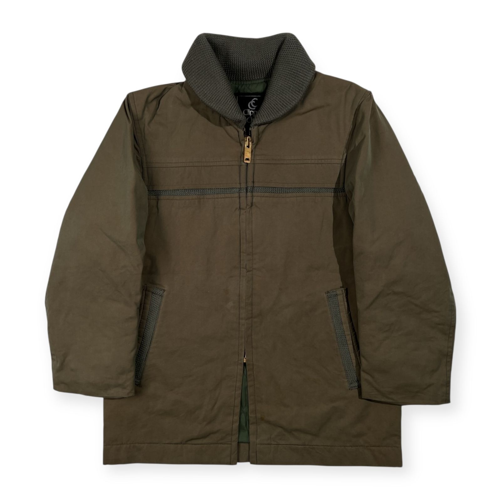 希少 レア Clipper Club VAN JAC ヴァンヂャケット 襟ニット ランチ