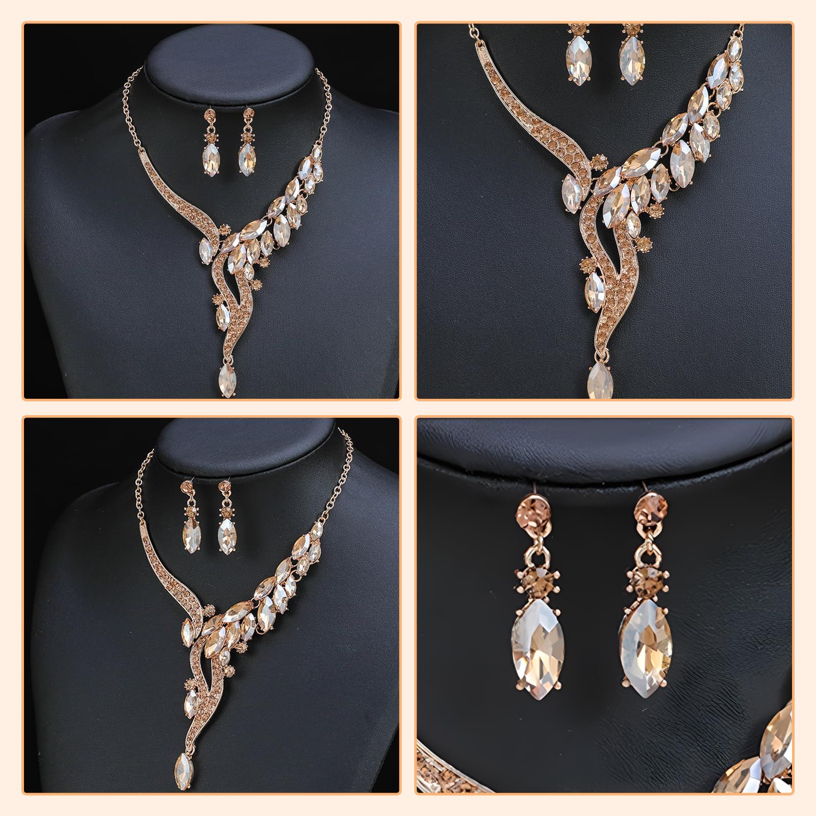 ZHEJIA] ネックレス ピアス セット 2点セット レディース 結婚式