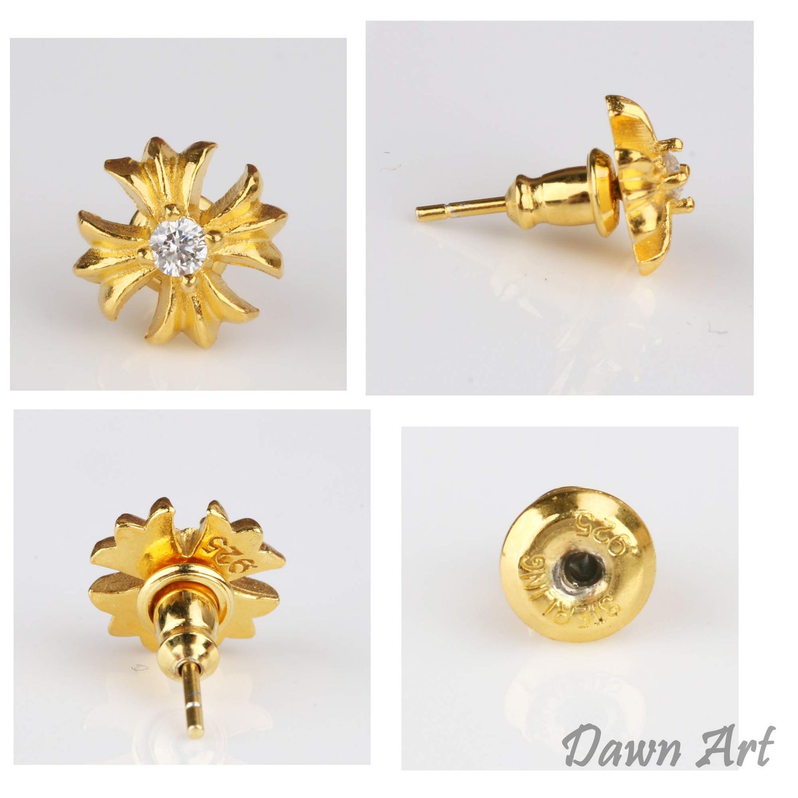 SILVER925 22kgp加工 ゴールド 金色 クロスピアス十字架　 人気 SILVER925 22kgp加工 ゴールド 金色 クロスピアス十字架 人気 ピアス