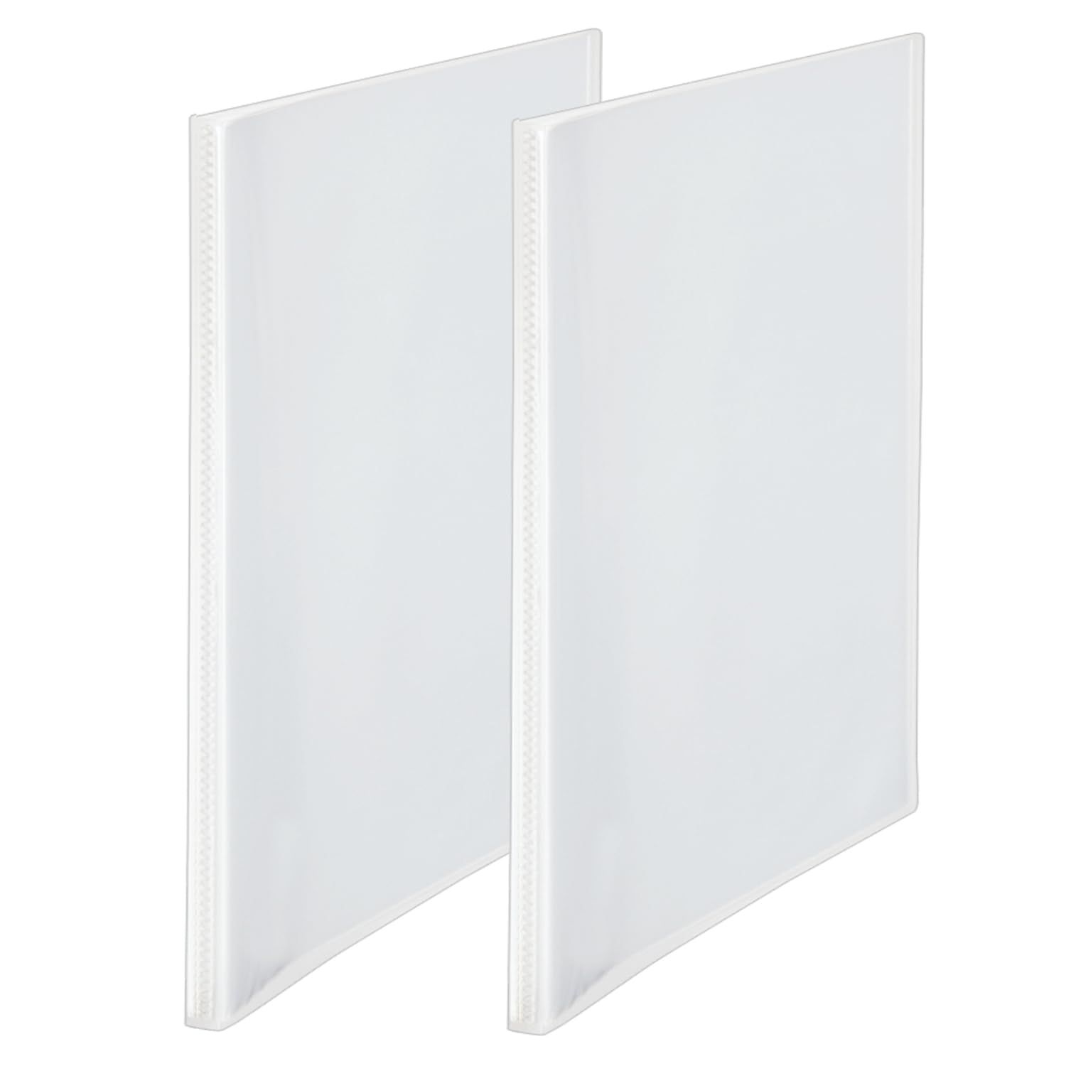 プラス クリアファイル シンプルクリアーファイル A4 40ポケット 2冊