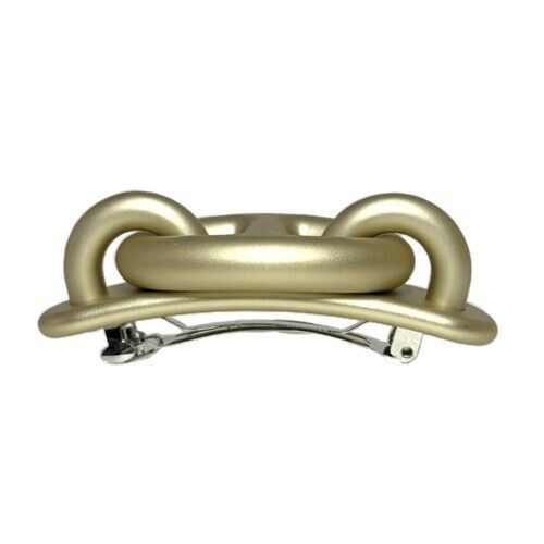 新品同様】HERMES エルメス トリ・マイヨン PM バレッタ H231033G