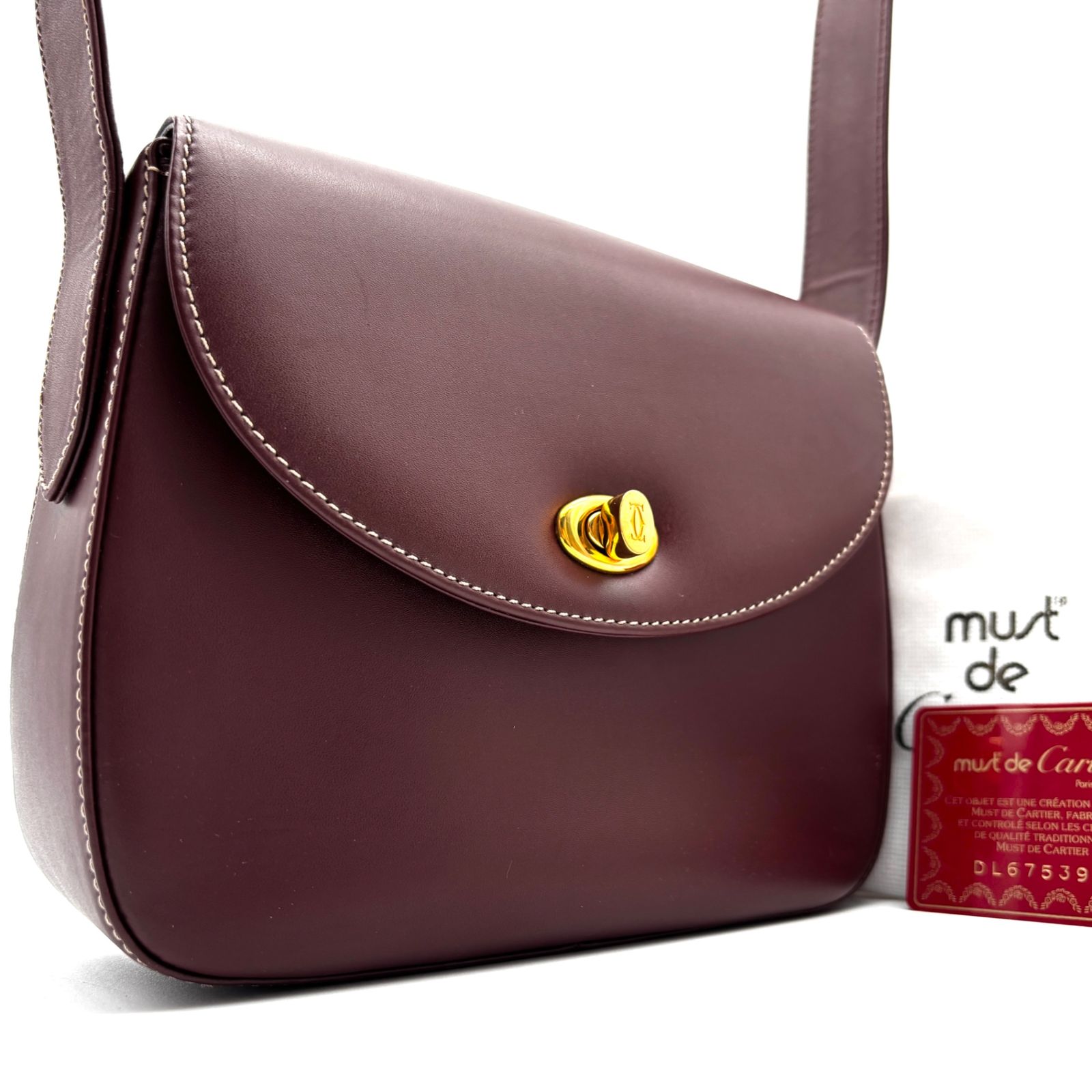 未使用級 Cartier カルティエ マストライン ショルダーバッグ ターン