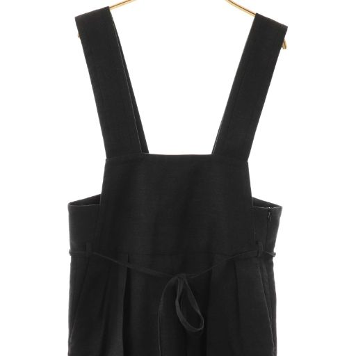 ドゥロワー Drawer コットンウールツイルサロペット テーパード 36