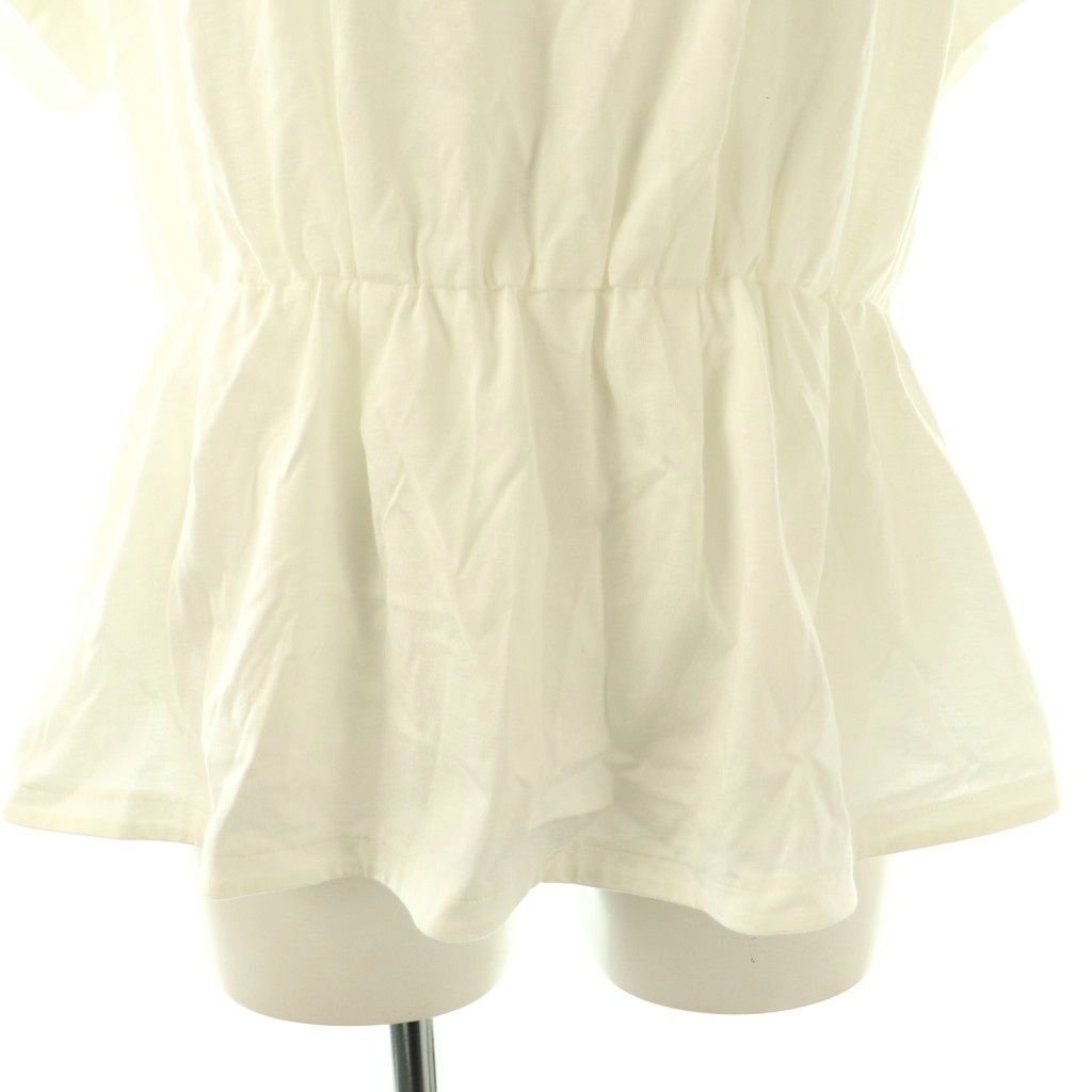 エブール ebure 24SS クリアギザコットン カットソー 半袖 38 オフ