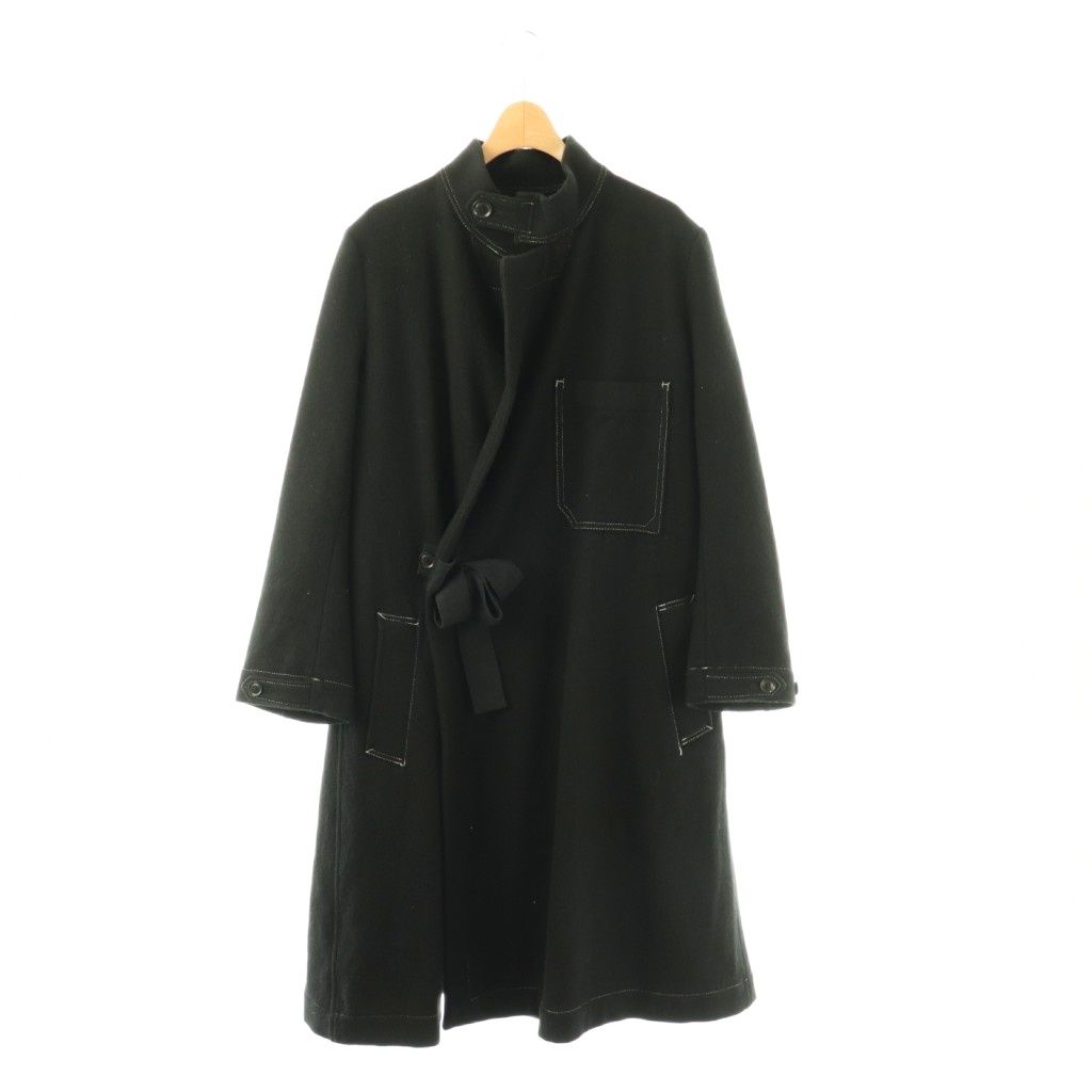 Ground Y インディアフラノ ラップドレスコート グラウンドワイ ヨウジヤマモト GroundY インディアフラノ ラップ