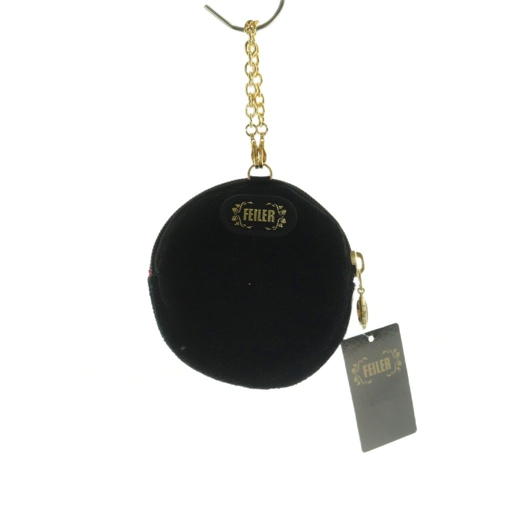 フェイラー FEILER ハイジ チャームポーチ てんとう虫 赤 黒 /MI □OS