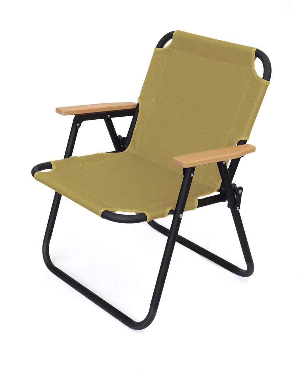 b.c.l フォールディングチェア 1-seater タン W 65×D 9 cm×71 cm アウトドア キャンプ 椅子 一人 フェス 折りたたみ 127983
