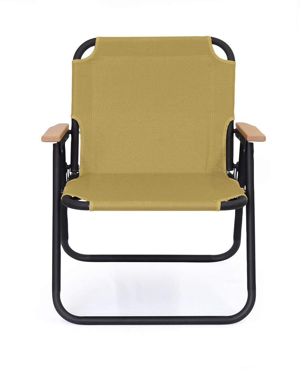 b c l フォールディングチェア 1 seater タン W 65 D 9 cm 71 アウトドア キャンプ 椅子 一人 フェス 折りたたみ 127983