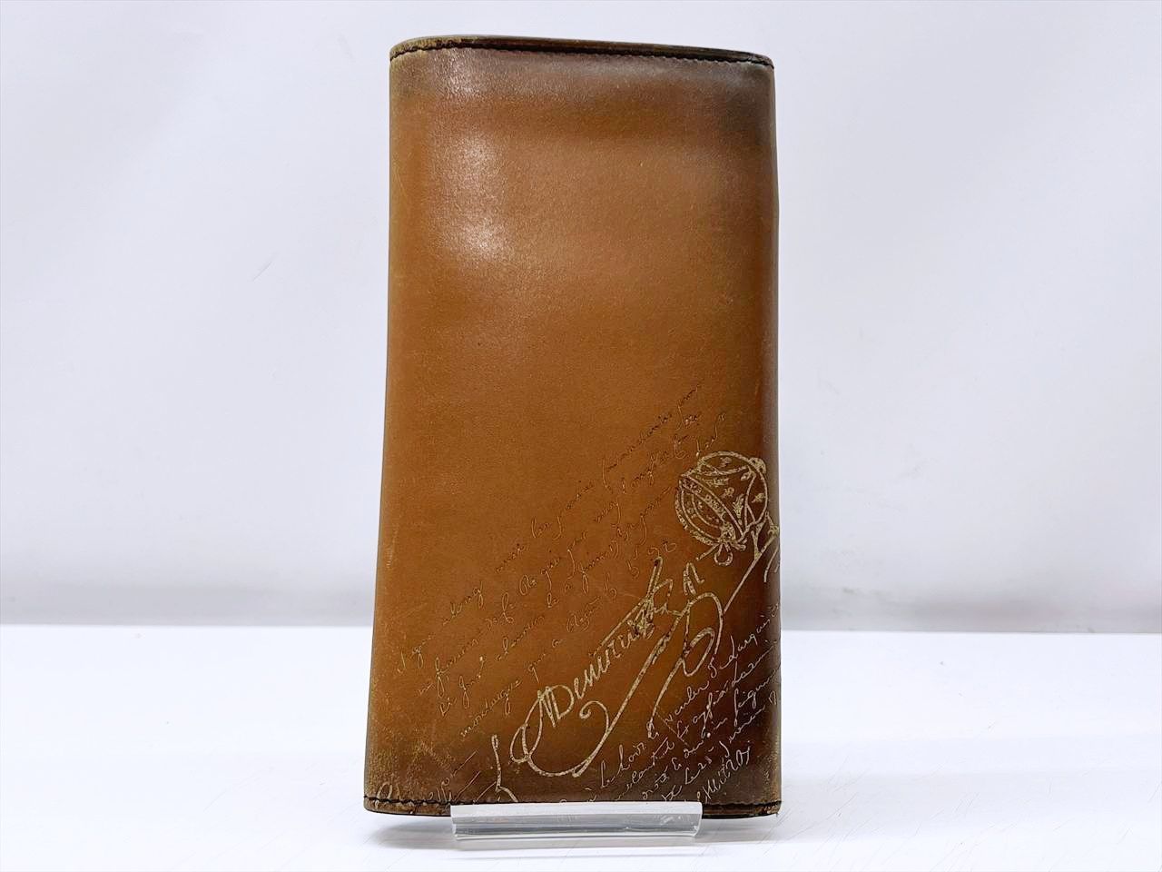 特注24万 ベルルッティ エスパス スクリットレザー 長財布 オッソ 限定