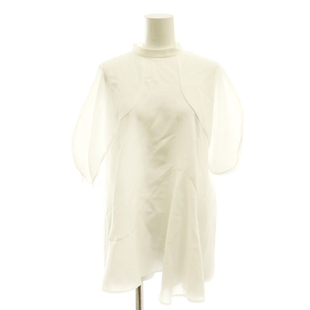 エンフォルド ENFOLD 25SS DRAPE PULLOVER ブラウス シャツ バンド