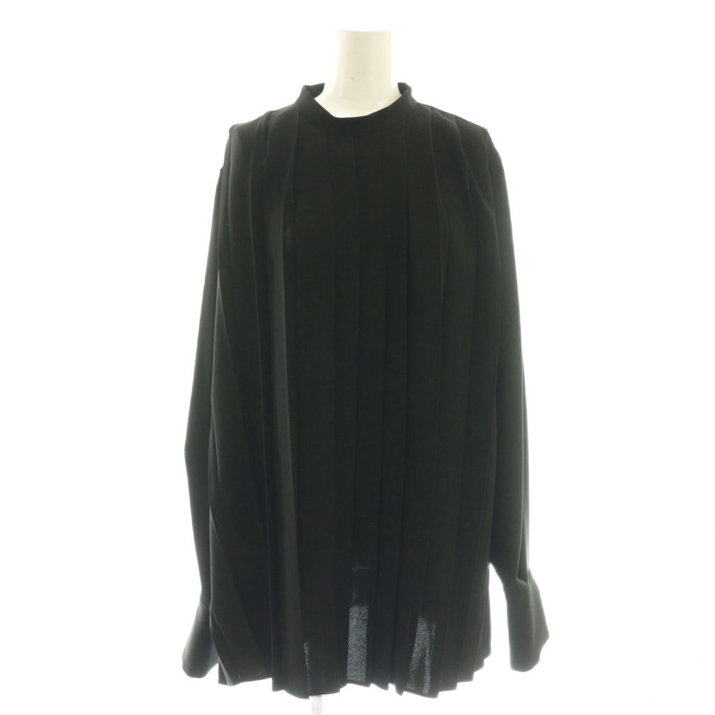 ENFOLD ミリオーネ プリーツ 長袖 ブラック エンフォルド ENFOLD ミリオーネ プリーツ PULLOVER プルオーバー