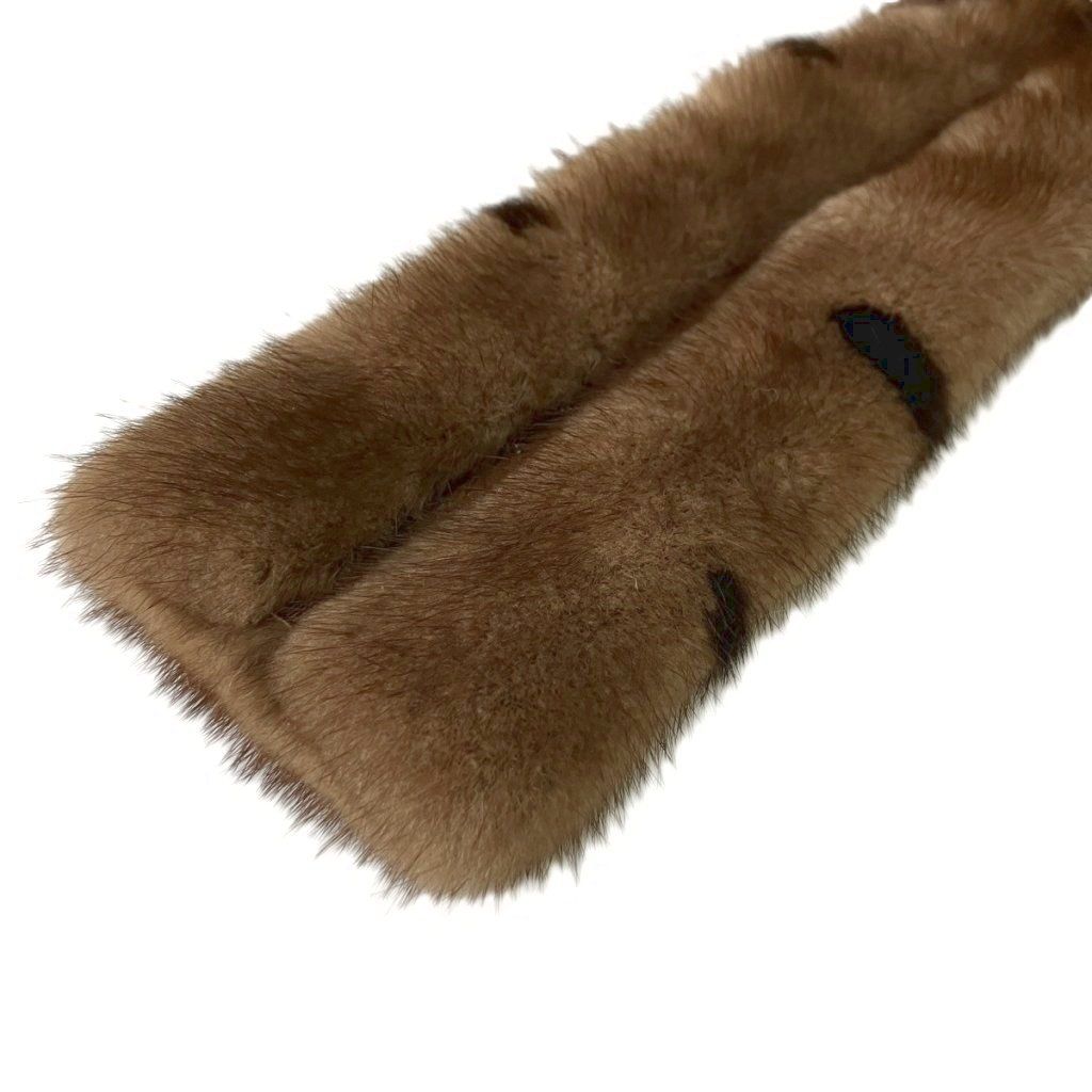 フェンディ　ミンクティペット フェンディ FENDI ズッカ柄 ミンクファー マフラー ショール ティ