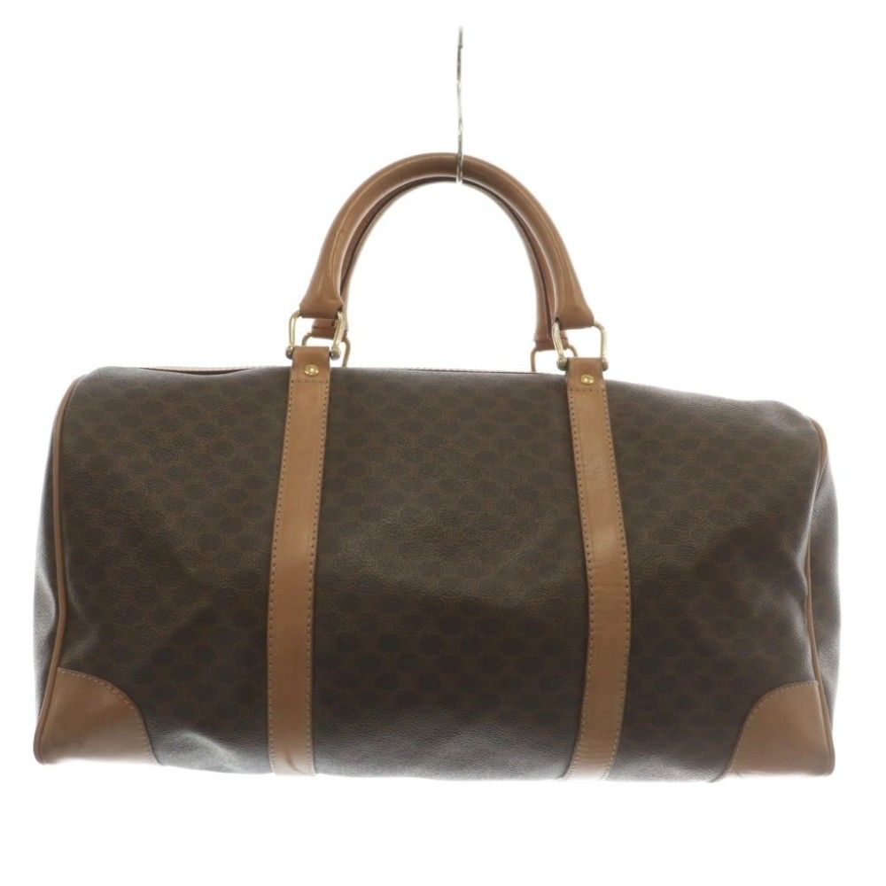 セリーヌ CELINE ボストンバッグ 旅行カバン PVC レザー マカダム柄 総