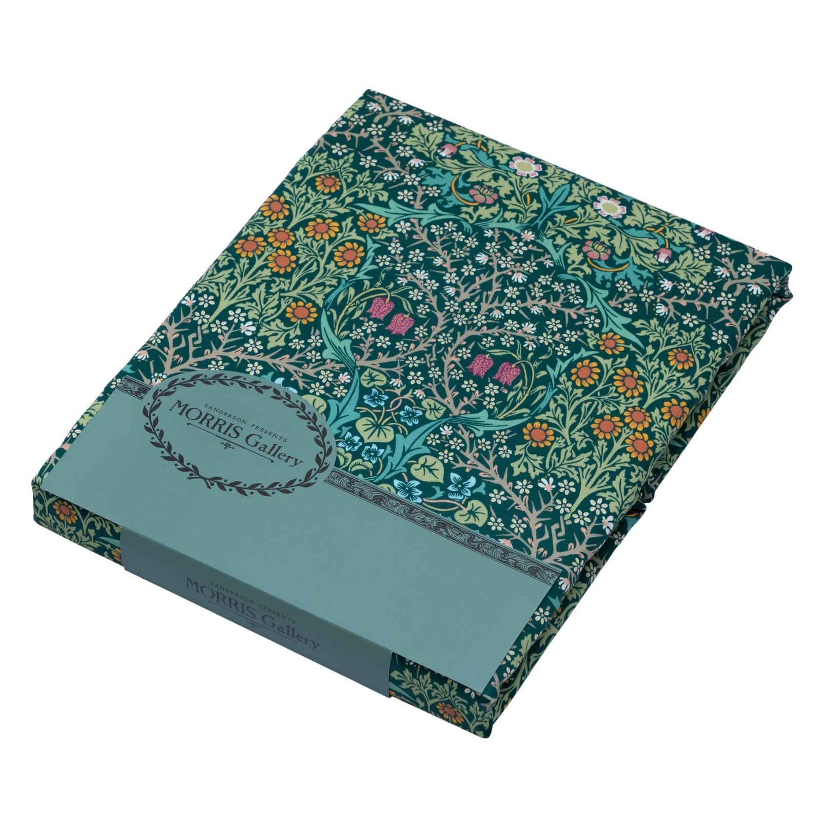 nishikawa 西川 掛け布団カバー シングル 洗える 綿100％ モリス ギャラリー ブラックソーン なめらかな肌触り 着脱簡単なクイックスナップ リバーシブル 日本製 グリーン