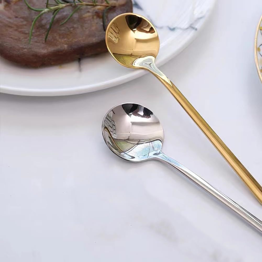 KXLCGYK ティースプーン コーヒースプーン 5本セット 13.5cm 小