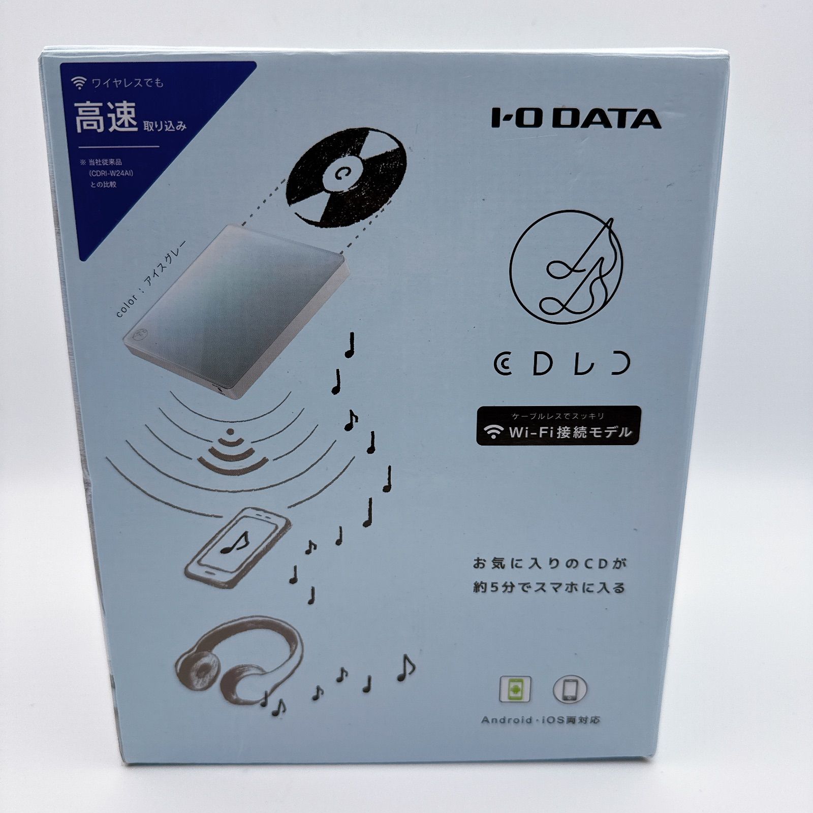 I-O DATA iPhone「CDレコ」CDRI-W24AI2BR 【公式通販】