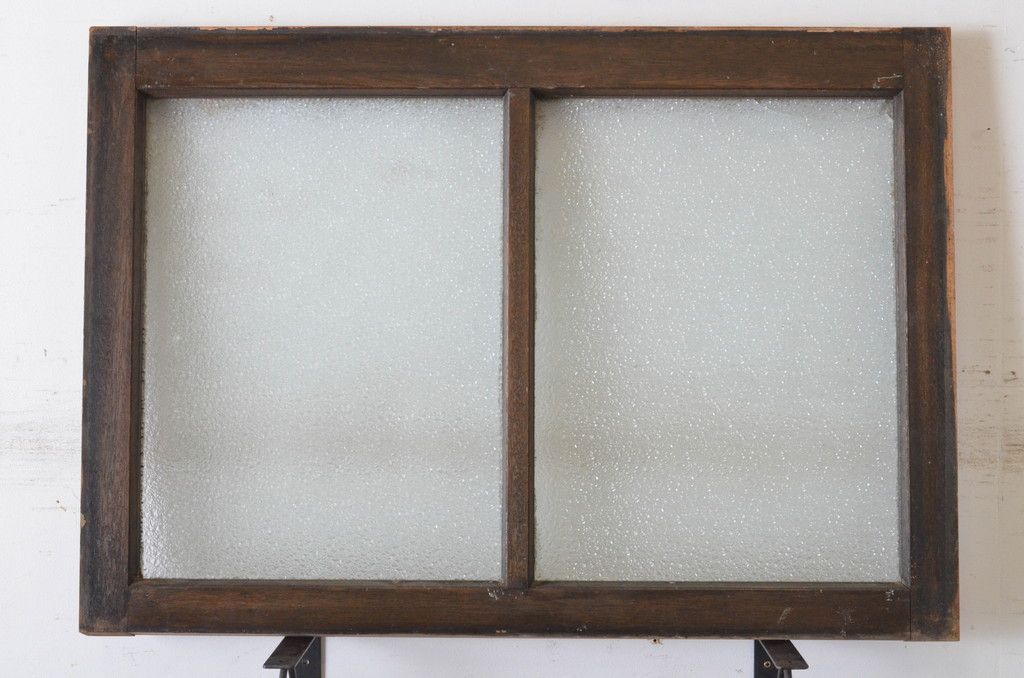 現状販売 両開き窓 1対 と明り取りのセット アンティーク建具 大正ロマン 洋館 グレモン錠付き 4～7営業日前後で発送 修理加工希望の方3ヶ月程で発送 R-065360