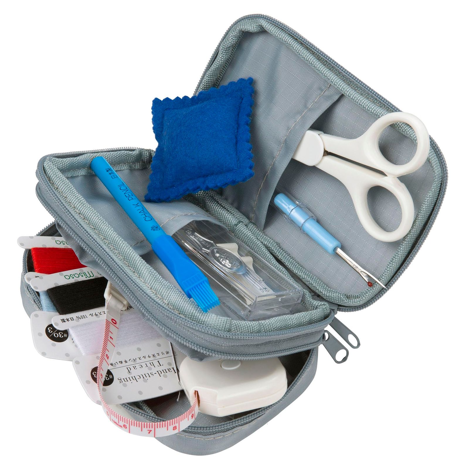 ミササ トレミー ソーイングセット ファスナーポーチ No.1404 ブルー