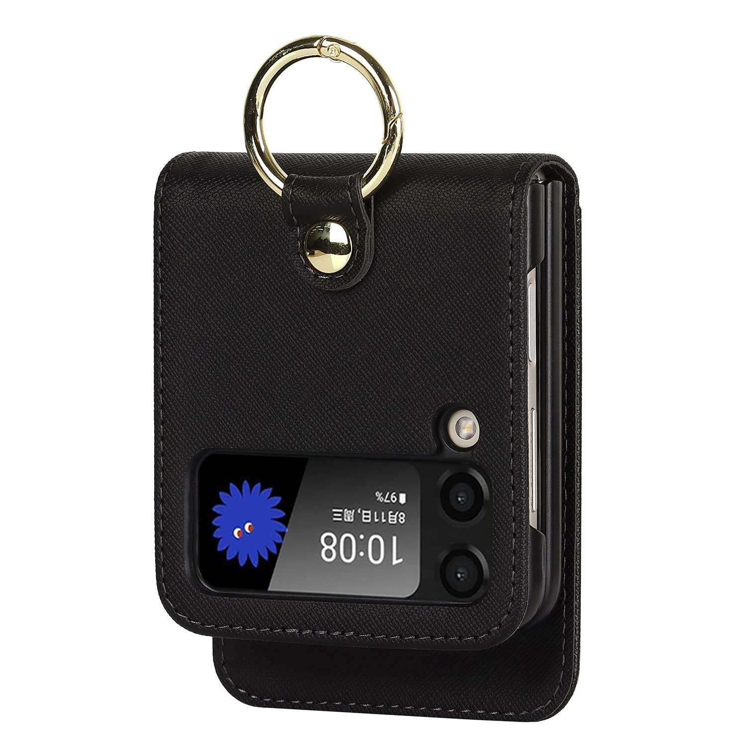 Pelanty For Galaxy Z Flip4 ケース ストラップ付き docomo SC-54C au