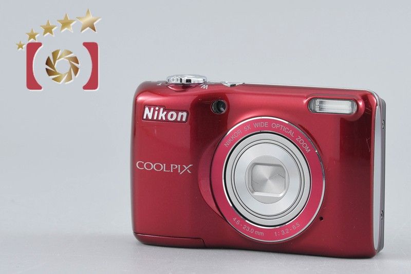 中古】Nikon ニコン COOLPIX L26 レッド コンパクトデジタルカメラ