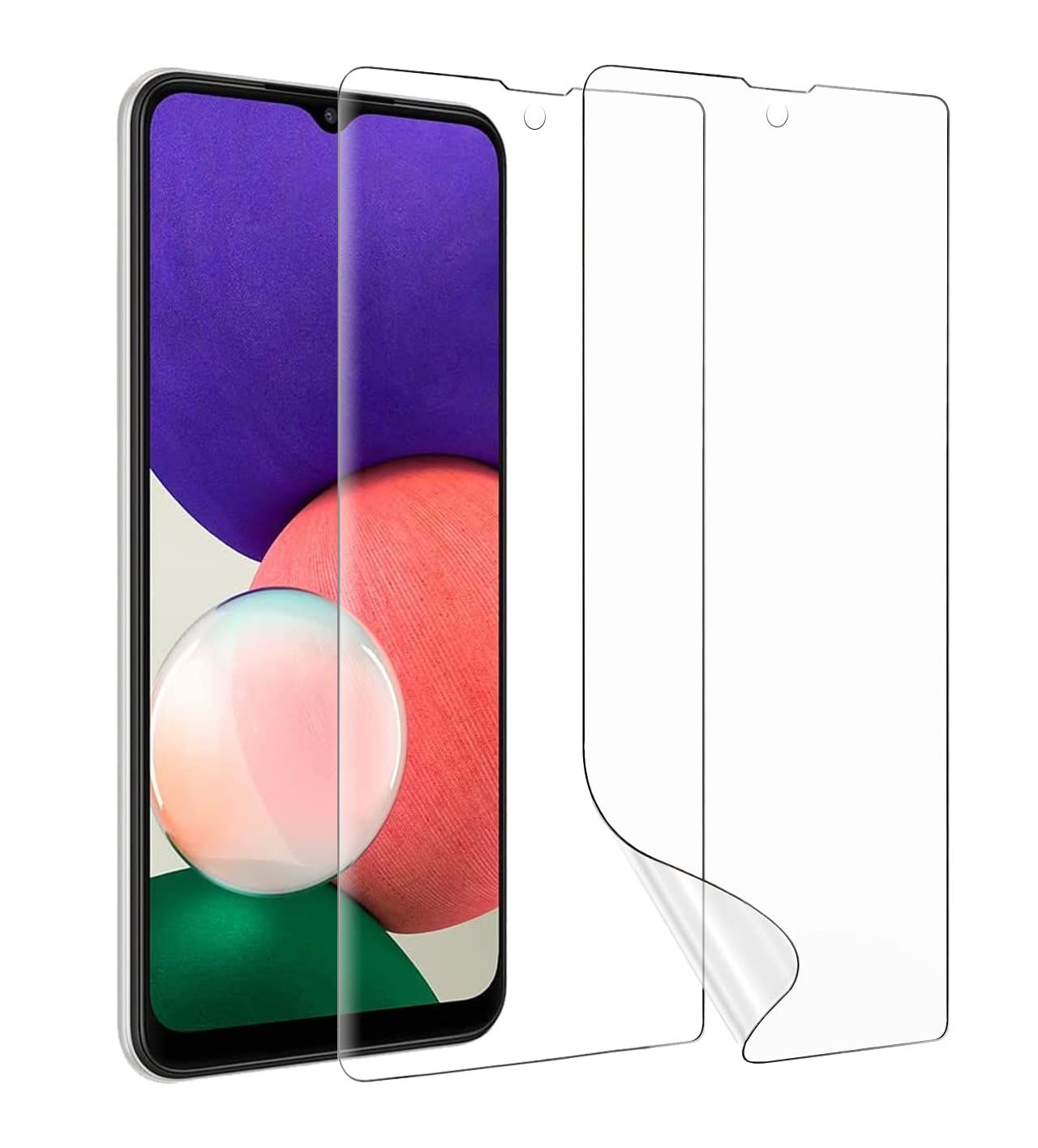 2枚セット】Galaxy A21/A22/A23 フィルム [ZXZone] ギャラクシー A22