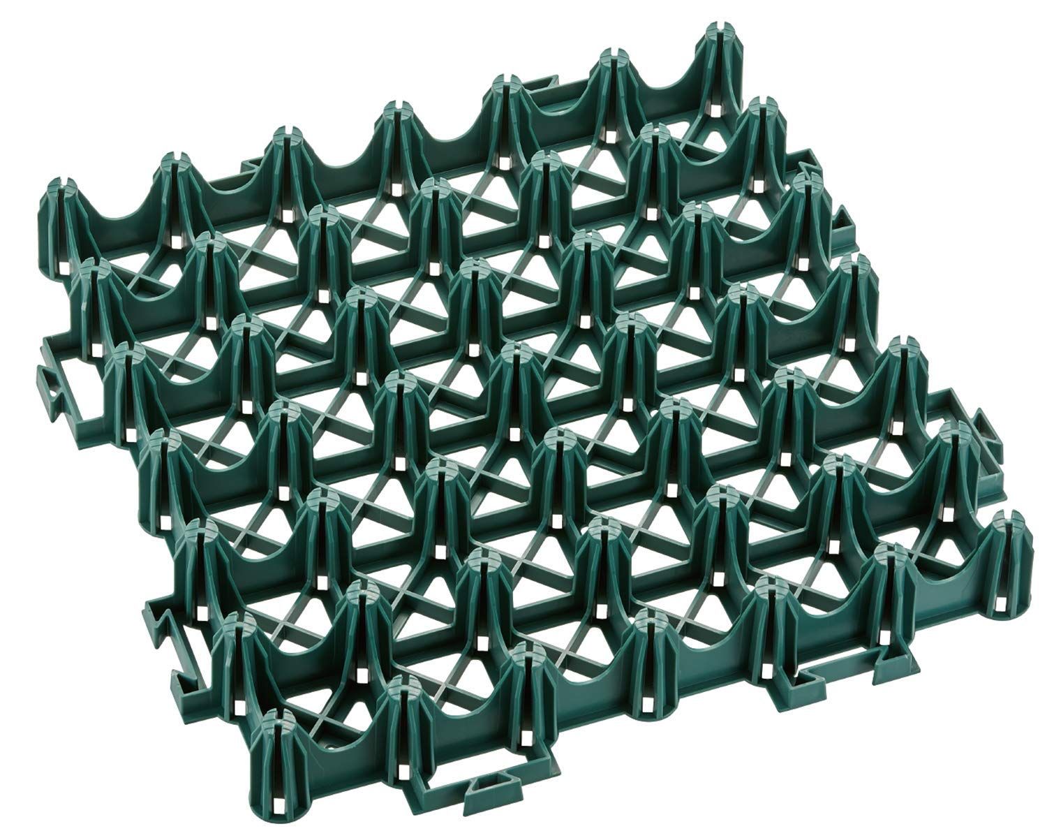 緑化 率94% 緑化駐車場芝生保護材 エコユニットベース 緑 セット 1.1平米分