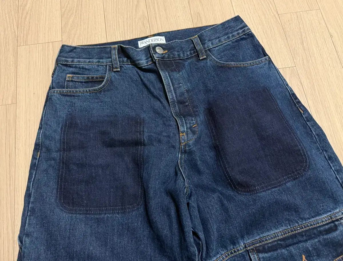 JWアンダーソン(JW Anderson) マルチポケット セルビッジ デニム 48 