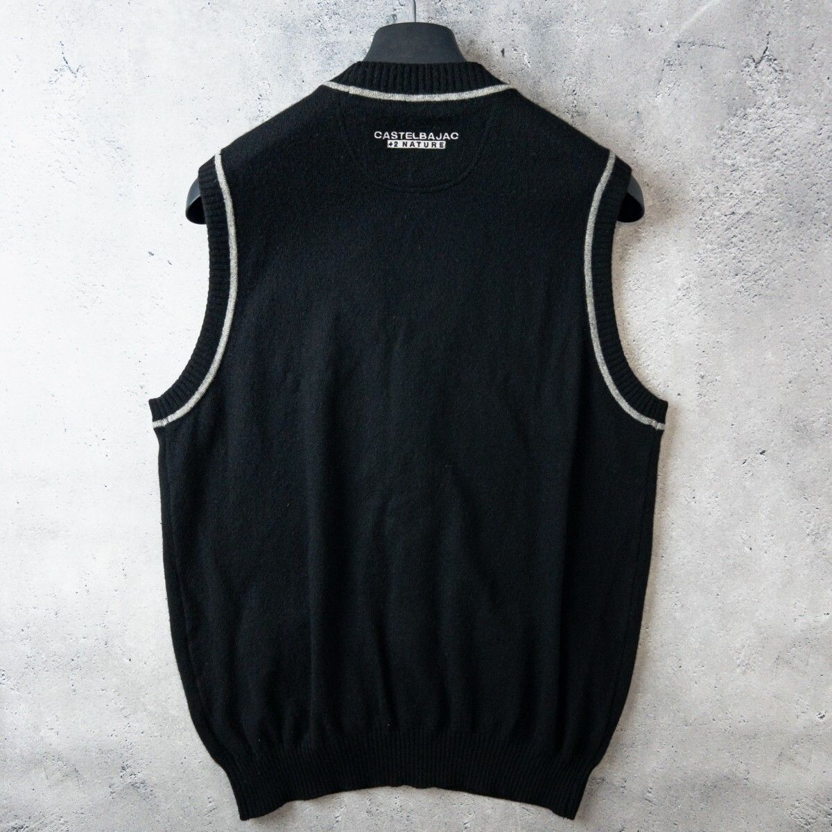 美品 CASTELBAJAC カステルバジャック 上質 カシミヤ100％ 前開き