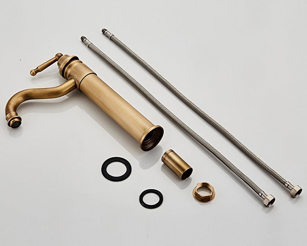  Life System ライフシステム 洗面用 アンティーク 混合水栓 蛇口 シングルレバー レトロ 洗面台 ロング水栓 手洗い鉢 トール水栓 手洗いボウル SK 55 換気扇カバー フィルター シンク コンロ用品