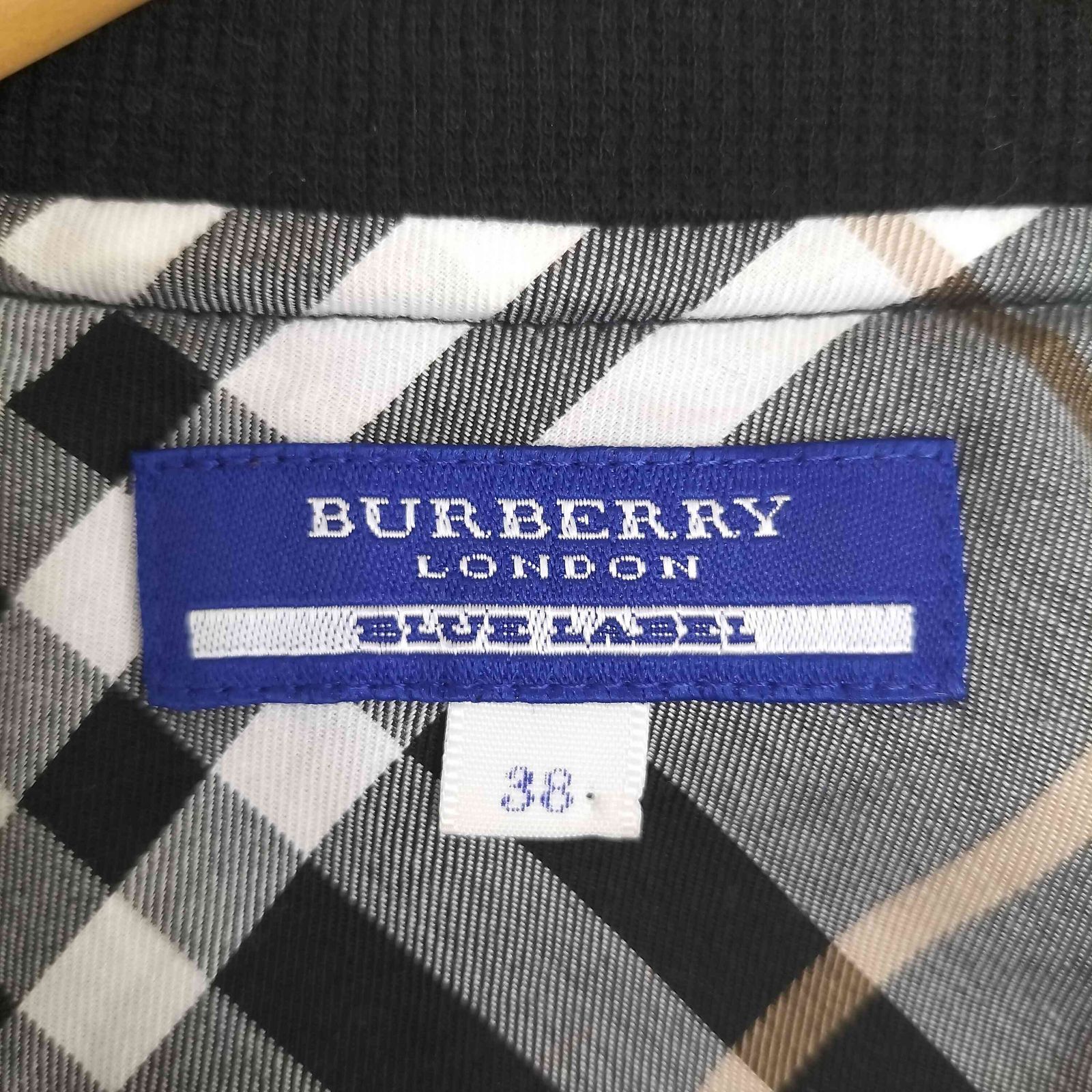 【今だけお値下げ】BURBERRY BLUE LABELチェック柄パーカー 38 BURBERRY BLUE LABEL チェック柄パーカー 38 BURBERRY BLUE LABEL