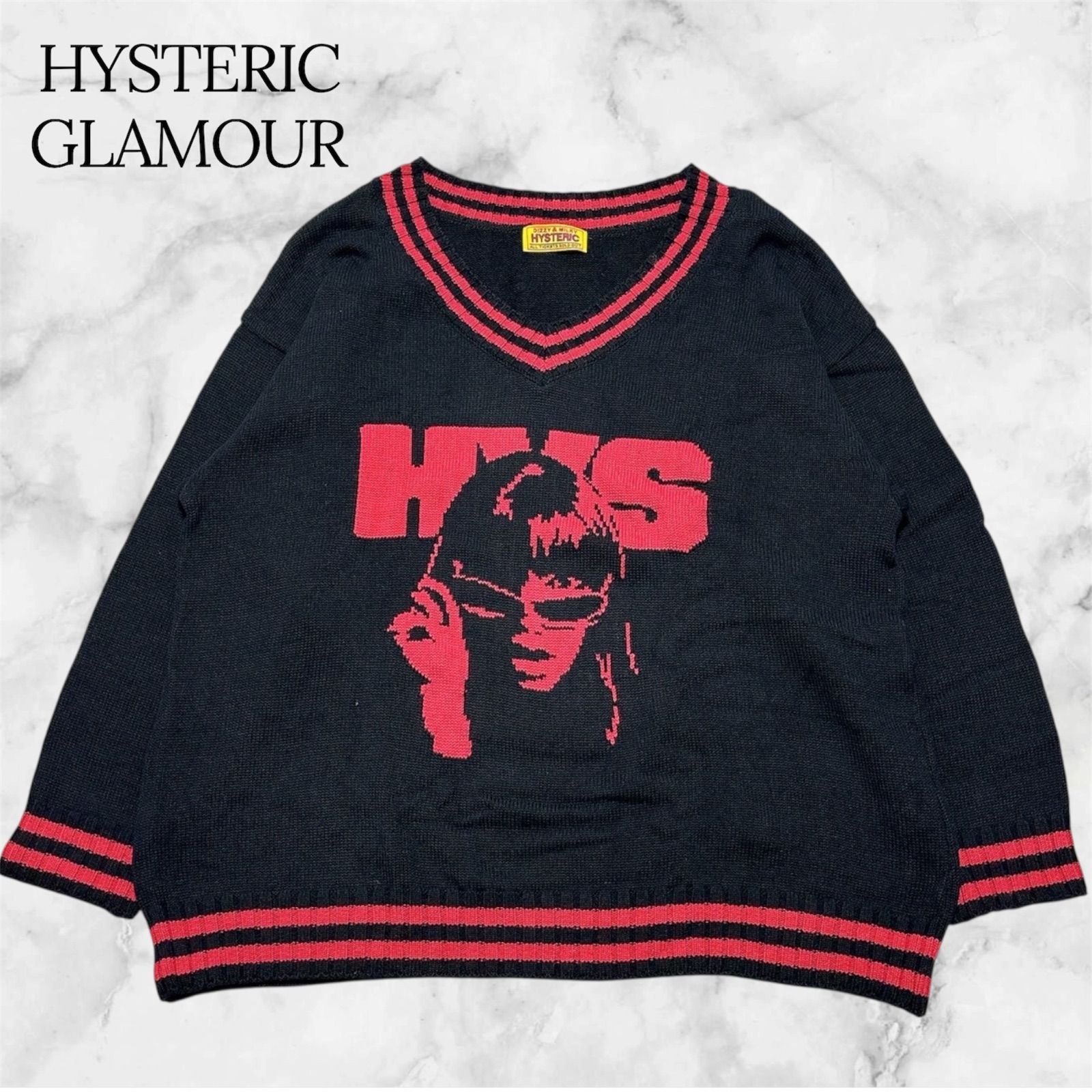 希少】HYSTERIC GLAMOUR 全面ヒスガール リブライン HYSガールヒス