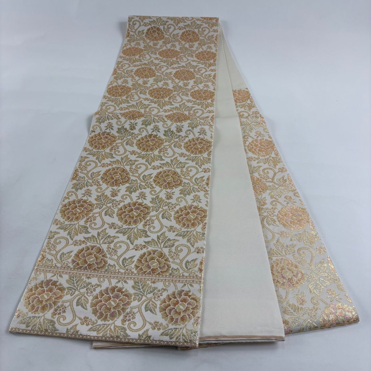 美品】 袋帯 逸品 龍村美術織物 落款 たつむら 関西仕立て 花玉天香文